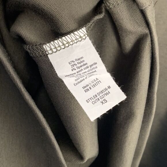 Heatherly Olive Green Sleeveless Dress Size XS NWT - Picture 5 of 5